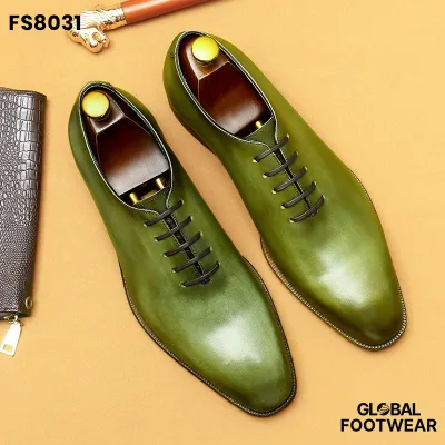 Leather shoes men's one-piece Oxford Formal shoes